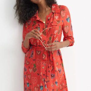 Farm Rio for Anthropologie Calixta Midi Shirtdress